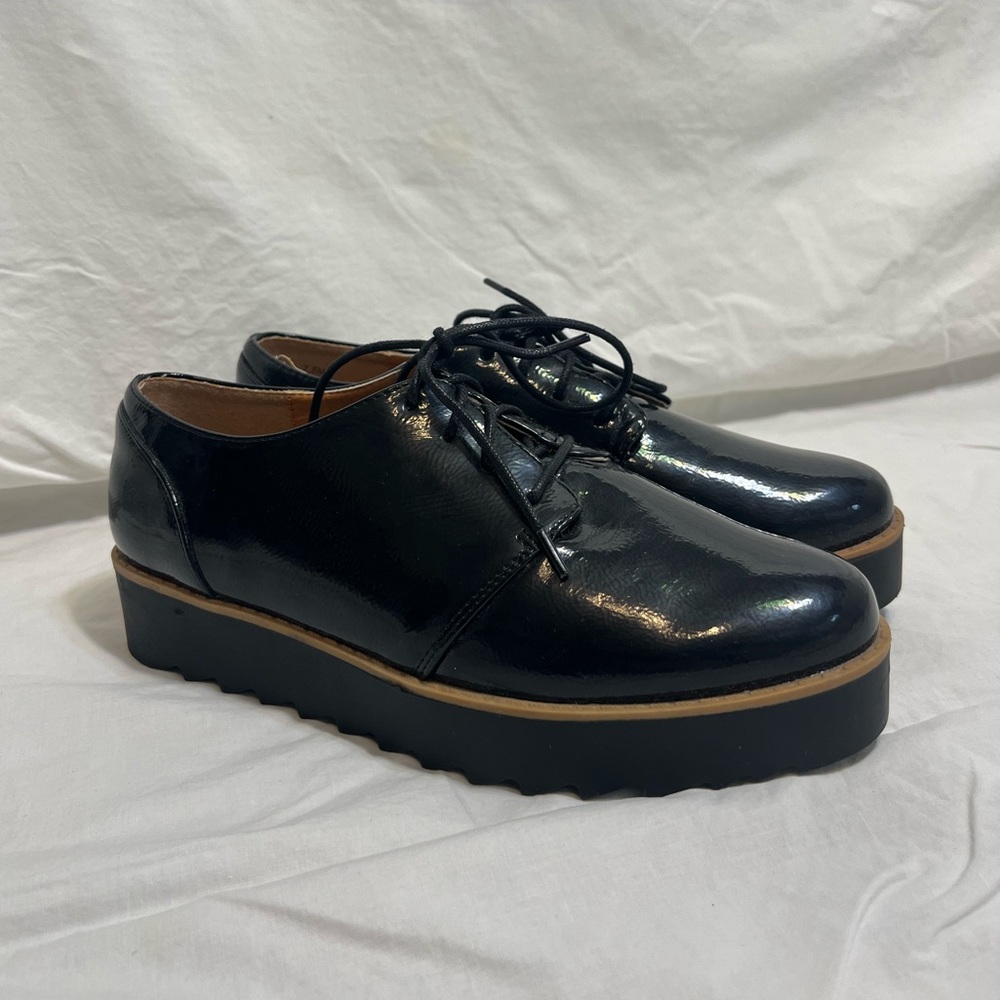 Platform Patent Leather Loafer’s- Size 7.5